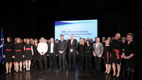 50. novoleto srečanje je potekalo v Kobaridu (photo: Urad predsednika republike)