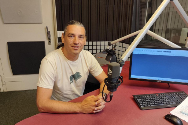 Avtor otroških besedil narodnozabavne glasbe za otroke Matej Kocijančič (photo: Maja Morela Čuk)