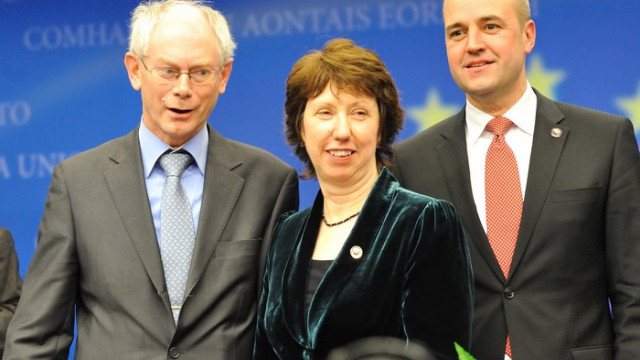 Herman Van Rompuy  in Catherine Ashton (foto: Evropska komisija)
