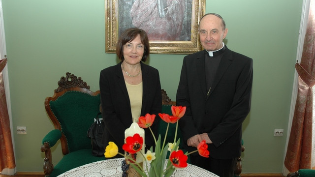 Nadškof z veleposlanico  (foto: Nadškofija Maribor)