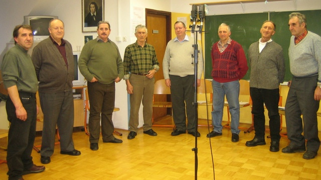 Pevci iz Globokega (foto: Vesna Sever)