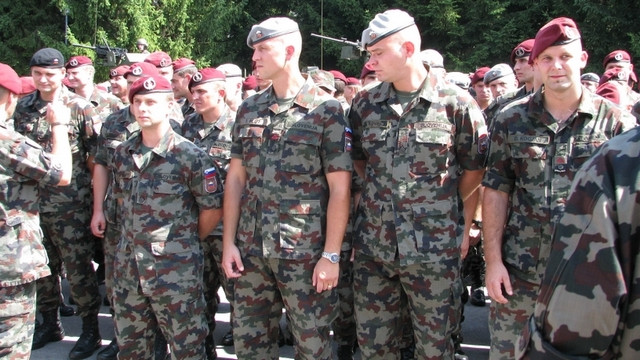 Slovenski vojaki (foto: nn)