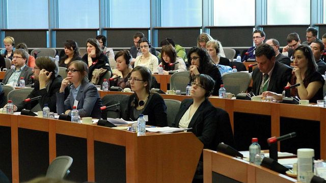 Udeleženci konference o totalitarizmih (foto: EP)