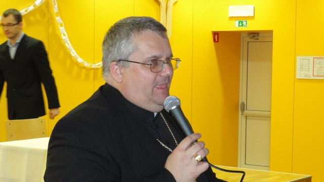 Škof Peter Štumpf na 56. Grajskem večeru (foto: Matjaž Merljak)