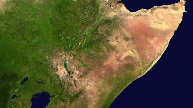 Afriški rog, satelitski posnetek (foto: Wikipedia)
