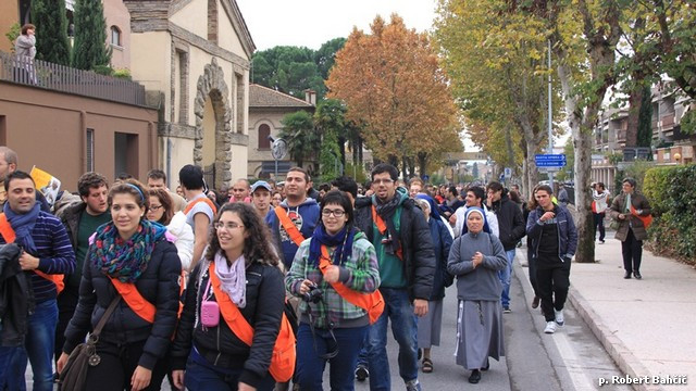 Srečanje v Assisiju (foto: p. Robert Bahčič)