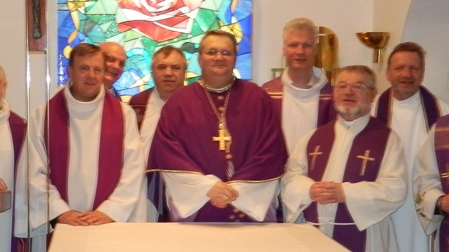 Slovenski izseljenski duhovniki v Celju (foto: ZSID)