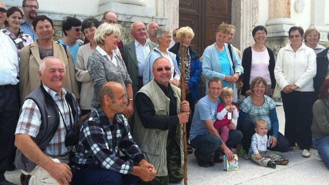 Rojaki s Švedske na Brezjah (foto: www.marija.si)