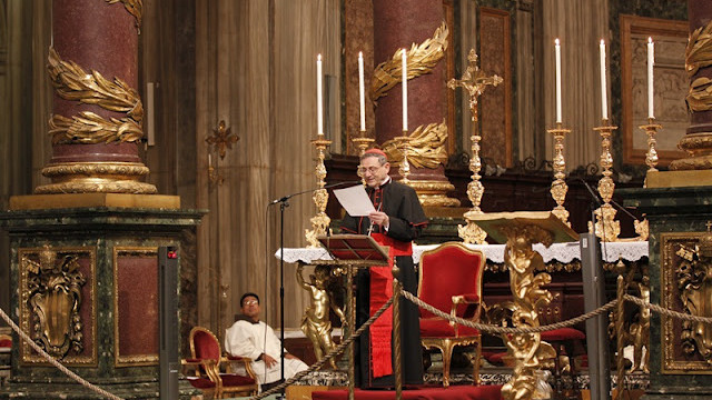 Kardinal Angelo Amato (foto: p. Robert Bahčič)