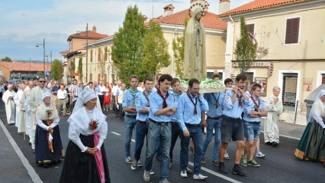 Marijanski shod na Opčinah pri Trstu (foto: Foto Kroma)