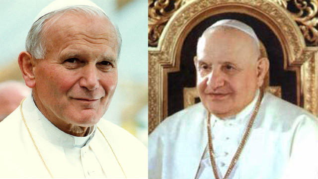 Papež JP XXIII. in JP II. (foto: ARO)