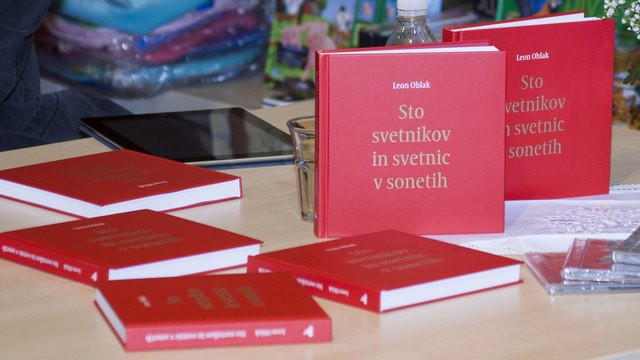 Sto svetnikov in svetnic v sonetih (foto: Jernej Hrovatin)