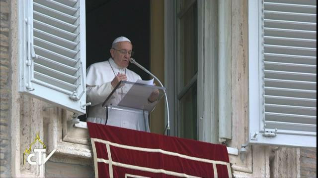 Papež Frančišek - Angelus (foto: CTV)