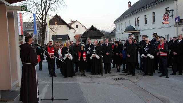 Blagoslov sobe sv. Janeza Krstnika na Brezjah (foto: Malteški red)