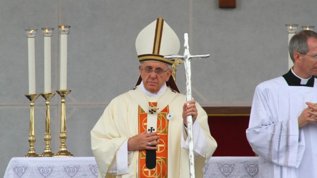 Papež Frančišek (foto: Izidor Šček)