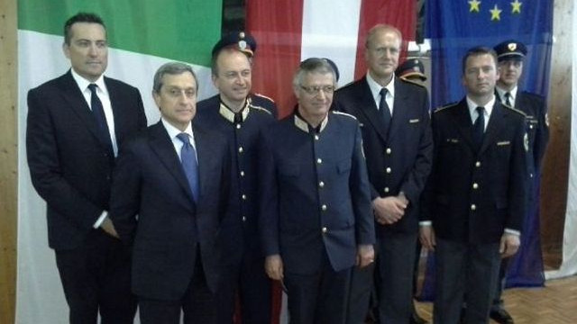 Šefi policij Slovenije, Avstrije in Italije (foto: policija.si)