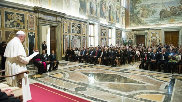 Papež nagovoril FAO (foto: Radio Vatikan)