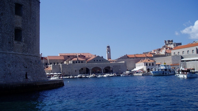 Dubrovnik - pogled z morja (foto: Tone Gorjup)