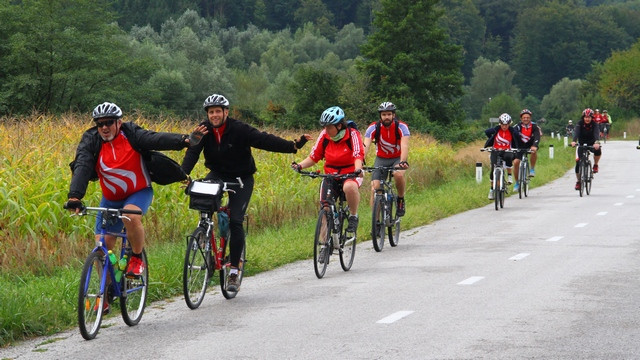 Kolesarji od Marije k Mariji 2015 (foto: Izidor Šček)