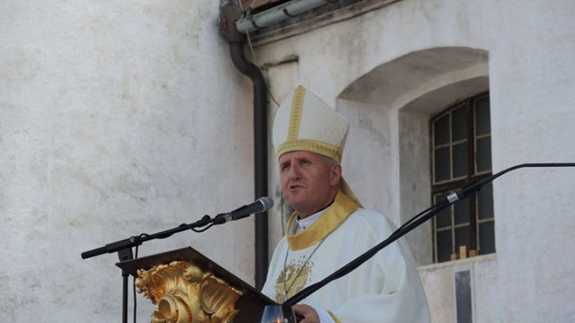 Nadškof Stanislav Zore na festivalu Stična mladih 2015 (foto: Matej Erjavec)