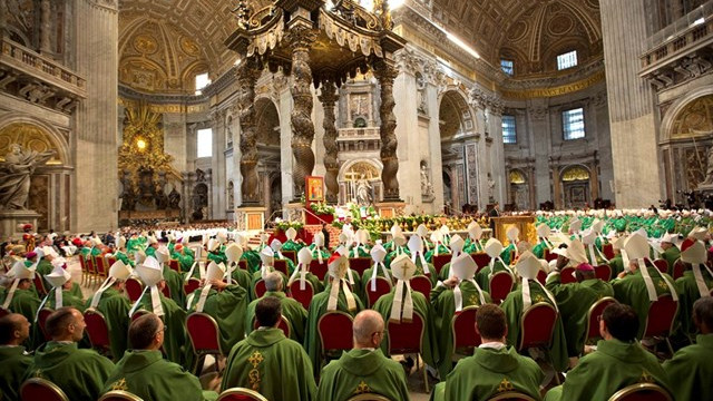 Sveta maša ob sklepu sinode o družini (foto: AP)