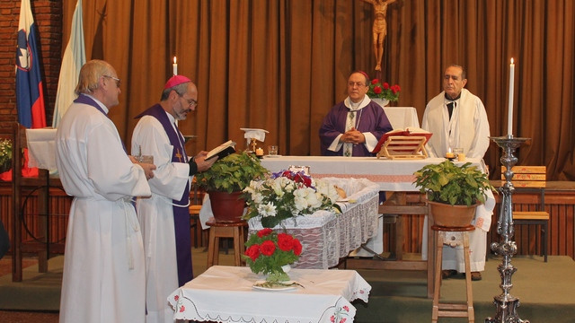 Slovo od župnika Horna (foto: Svobodna Slovenija)