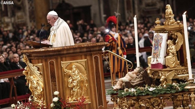 Papež Te Deum (foto: Radio Vatikan)