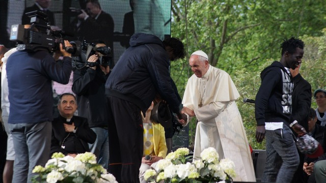 Papež na Mariapoliju (foto: Gibanje fokolarov)