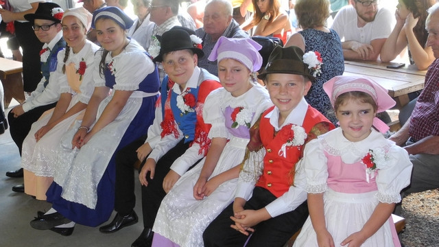Otroci na Slovenskem dnevu v Montrealu (foto: Slovenska župnija v Montrealu)