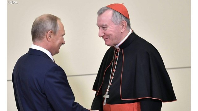 Putin in Parolin (foto: Radio Vatikan)