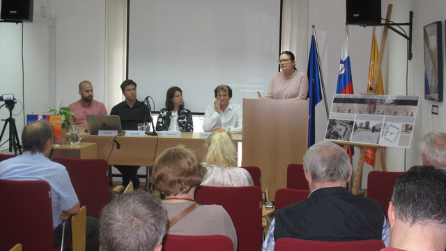 Predstavitev projektov mednarodnega natečaja evropskega spomenika žrtvam totalitarizmov. (foto: ŠCNR)