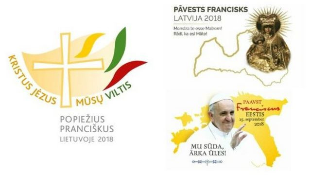 Logo papeževega obiska (foto: Družina)