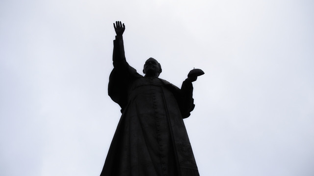 Kip sv. Janeza Pavla II (foto: Rok Mihevc)