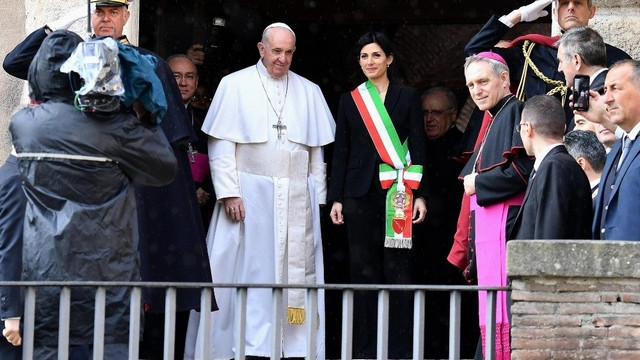 Papež v rimski mestni hiši (foto: vaticannews.va)