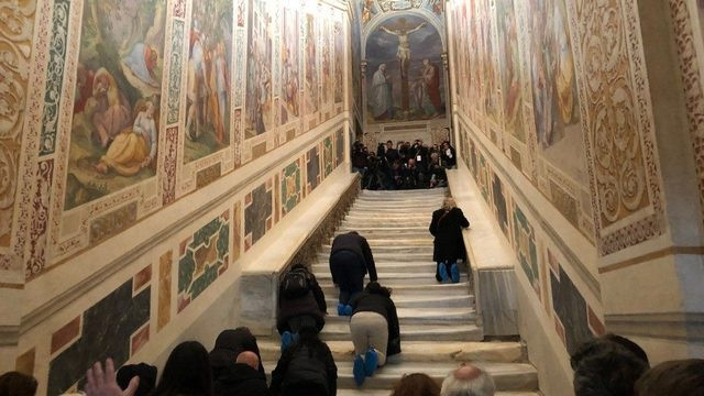 Svete stopnice v Rimu (foto: Vatican News)
