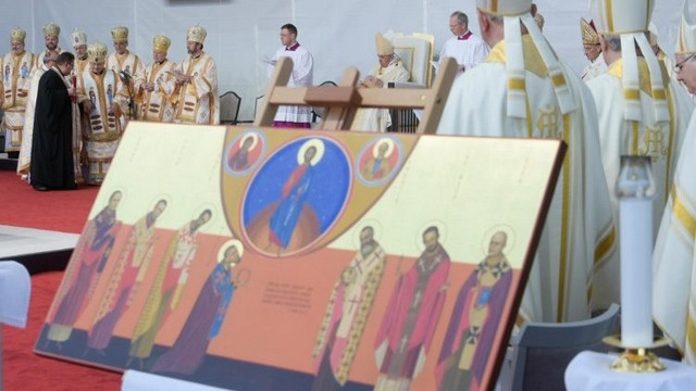 Beatifikacija 7 grkokatoliških škofov v Romuniji  (foto: Vatican Media)