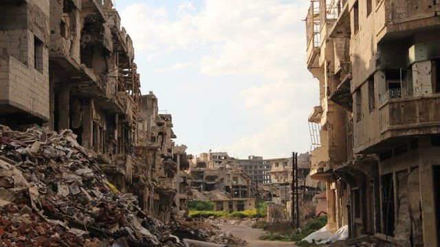 Porušena Sirija (foto: Vatican News)