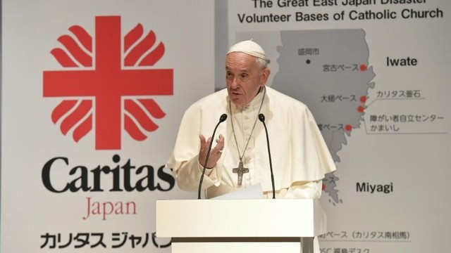 Papež na Japonskem (foto: vaticannews.va)