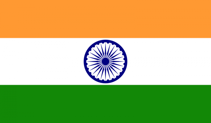 Indijska zastava (foto: Wikipedia)
