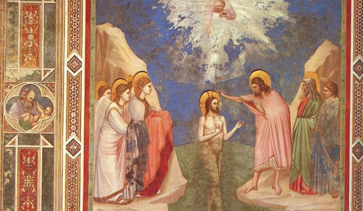 Jeusov krst, Giotto di Bondone (foto: Wikipedia)