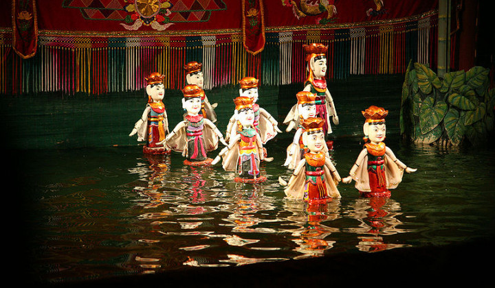 Tradicionalne vietnamske vodne lutke (foto: Wikipedia)