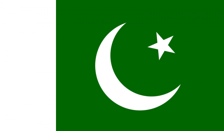 Pakistanska zastava (foto: Wikipedia)