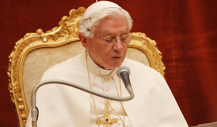 Papež Benedikt XVI. (foto: p. Robert Bahčič)