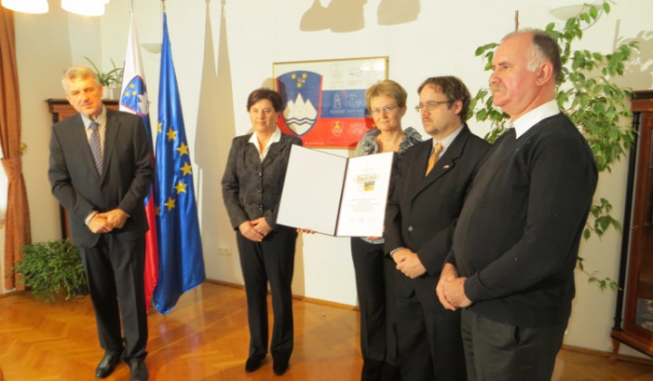 Ministrica Ljudmila Novak v Porabju (foto: USZS)