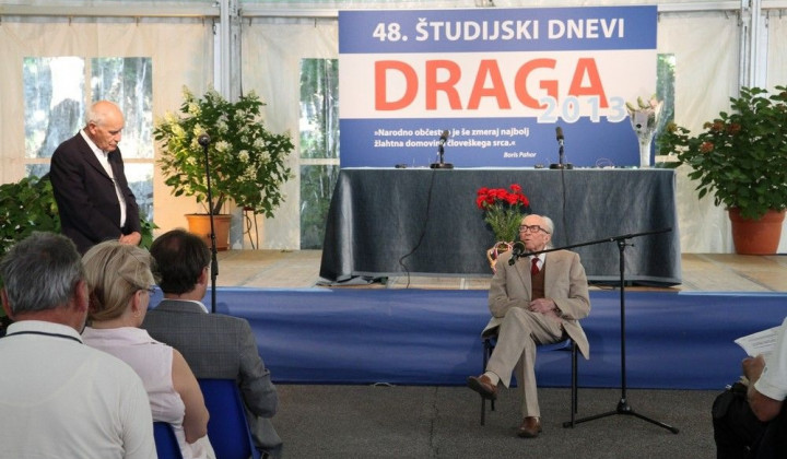 Boris Pahor na Dragi 2013 (foto: Slomedia.it)
