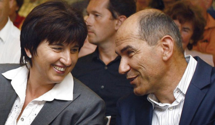 Ljudmila Novak, Janez Janša (foto: ARO)