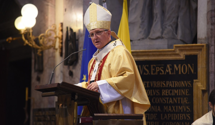 Ljubljanski nadškof Stanislav Zore (foto: Rok Mihevc)