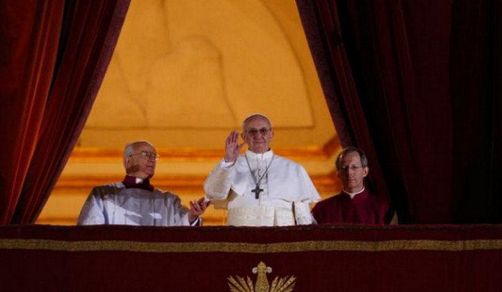 Izvolitev papež Frančiška (foto: Vatican media)