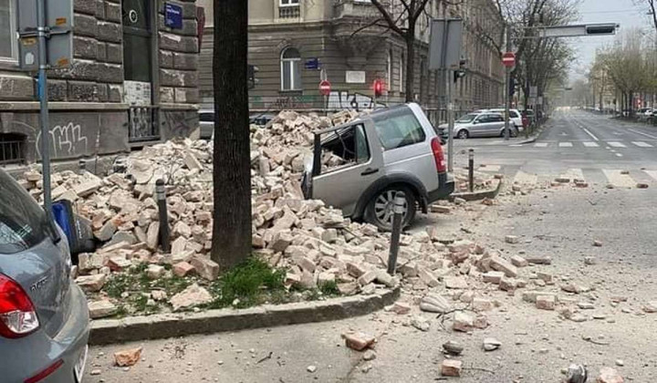 Potres v Zagrebu (foto: FB)