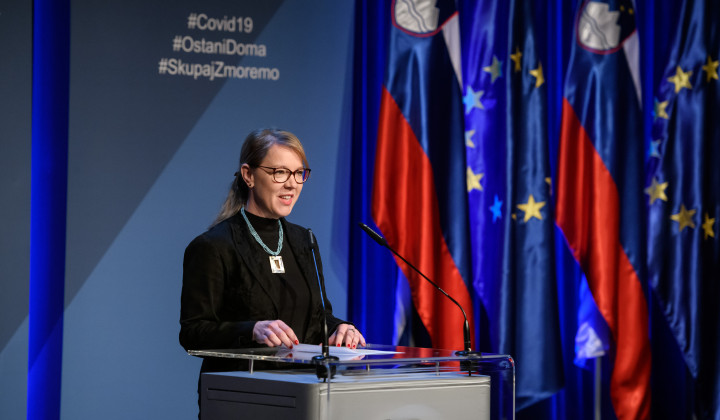 Ministrica za Slovence v zamejstvu in po svetu dr. Helena Jaklitsch (foto: Anze Malovrh/STA)